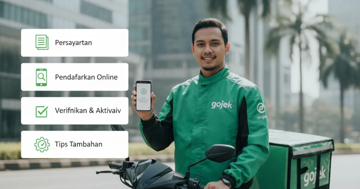 Panduan Lengkap Daftar Gojek dengan Motor: Siap Jadi Mitra Driver?