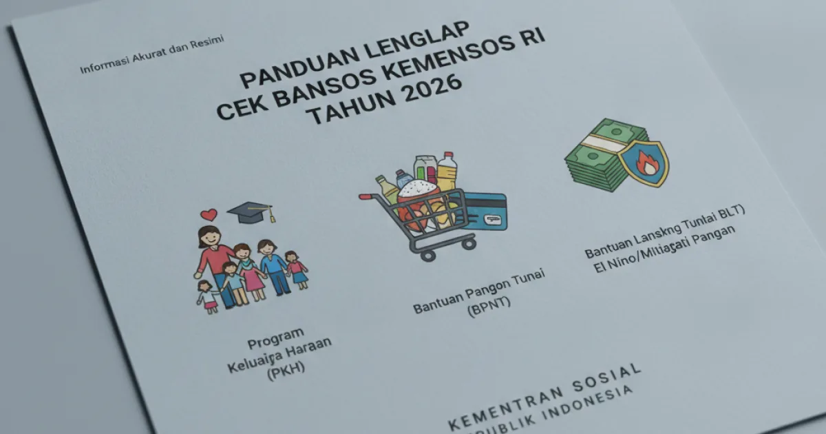 Panduan Lengkap Cek Bansos Kemensos RI Tahun 2026: Informasi Akurat dan Resmi