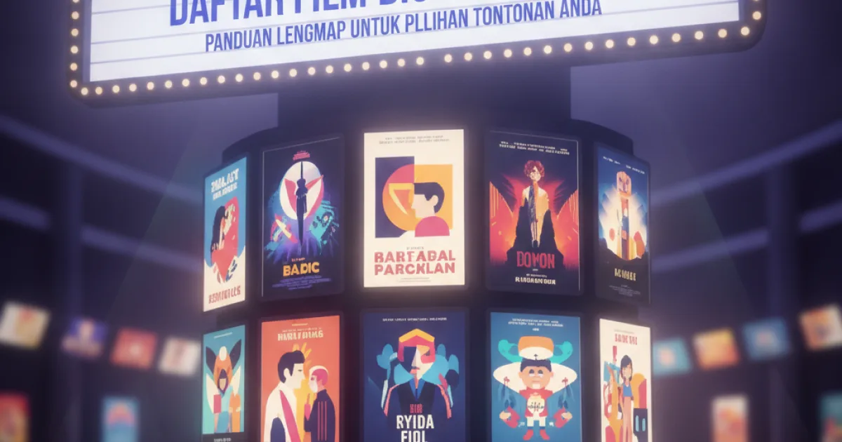 Daftar Film Bioskop Tayang: Panduan Lengkap untuk Pilihan Tontonan Anda