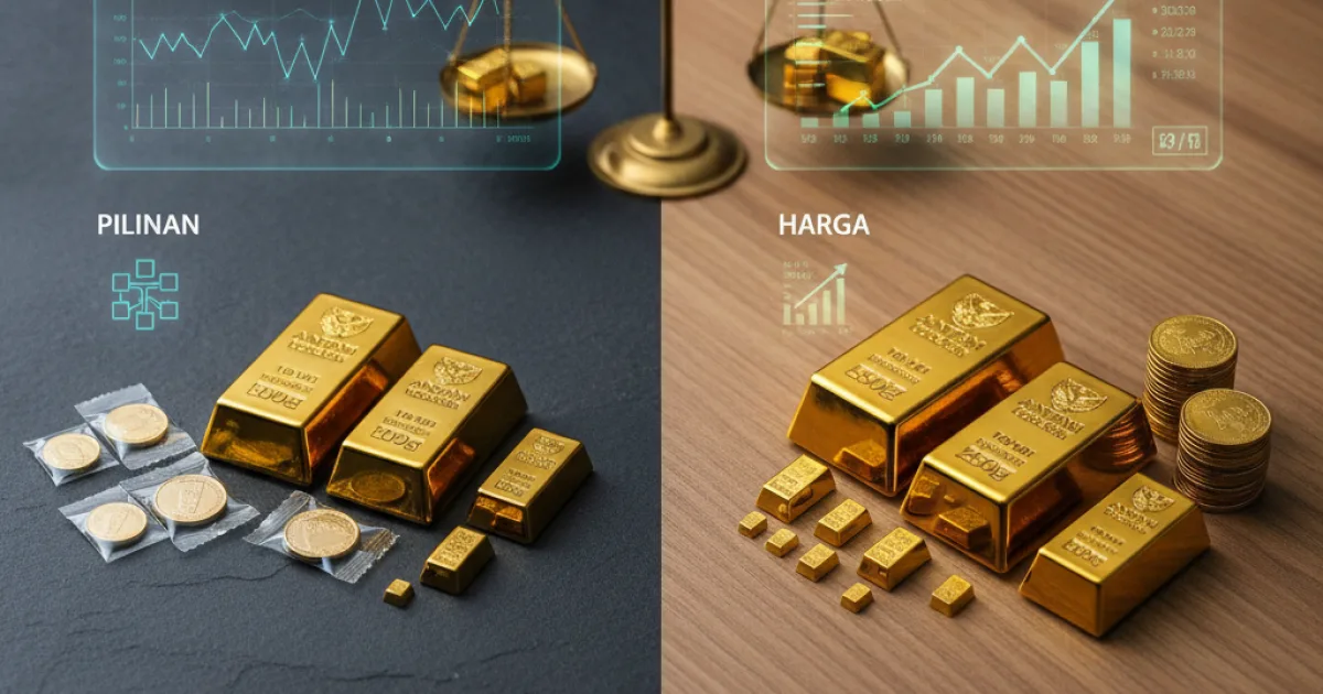 Membandingkan Pilihan & Harga Emas Antam Logam Mulia untuk Investasi Anda