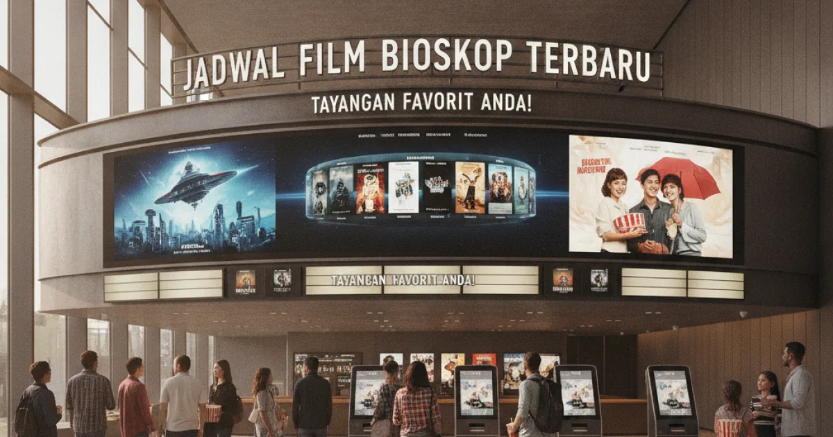 Jadwal Film Bioskop Terbaru: Jangan Sampai Ketinggalan Tayangan Favorit Anda!