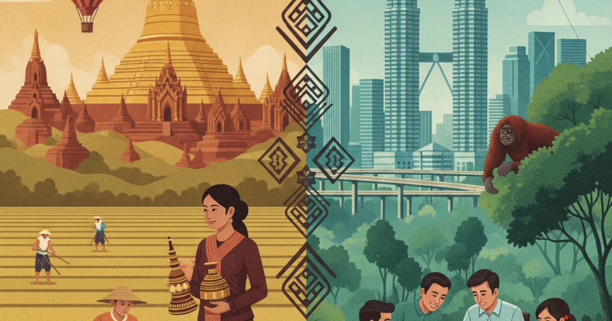 Myanmar vs Malaysia: Menjelajahi Perbedaan dan Persamaan yang Membentuk Dua Negara Asia Tenggara