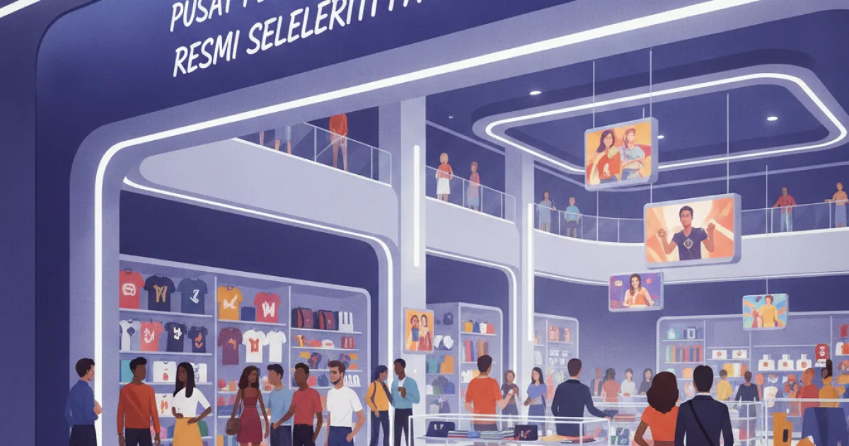 Pusat Pembelian Merchandise Resmi Selebriti Favorit Anda