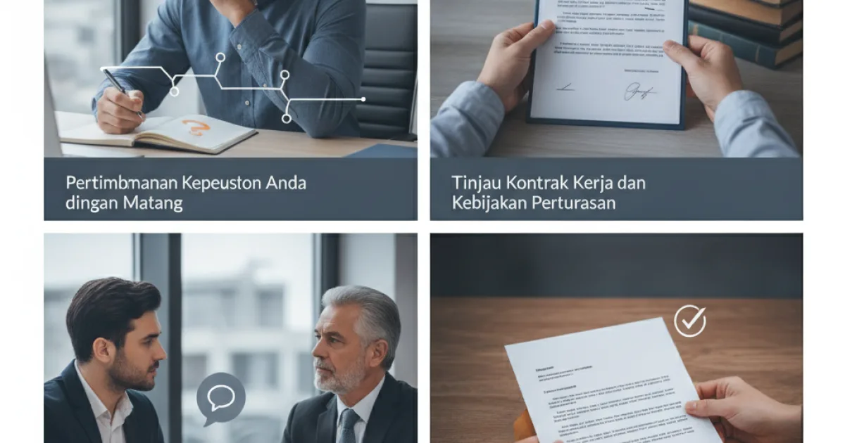 Panduan Komprehensif Resign dari Pekerjaan Lama dengan Baik dan Profesional