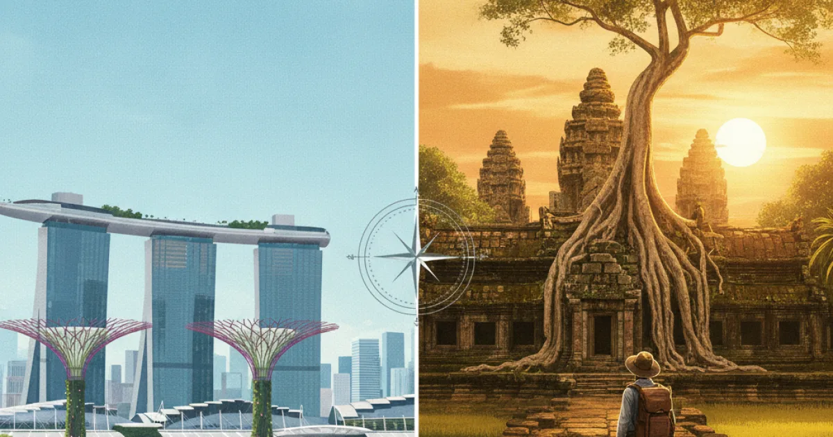 Singapura vs Kamboja: Menjelajahi Perbedaan dan Memilih Petualangan Anda